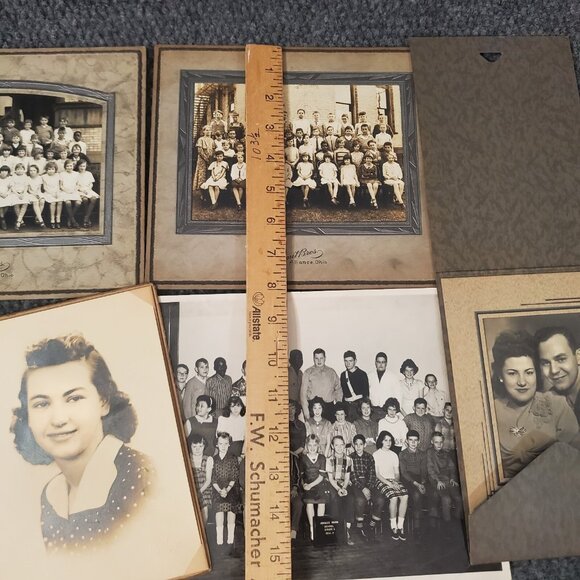 Vtg Large Cabinet Card Photos 1900s Alliance OH School Office Group Portrait #7 - Picture 8 of 8